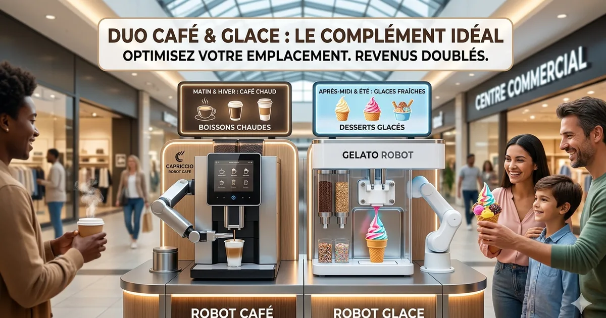 Robot Glace : un complément idéal au café